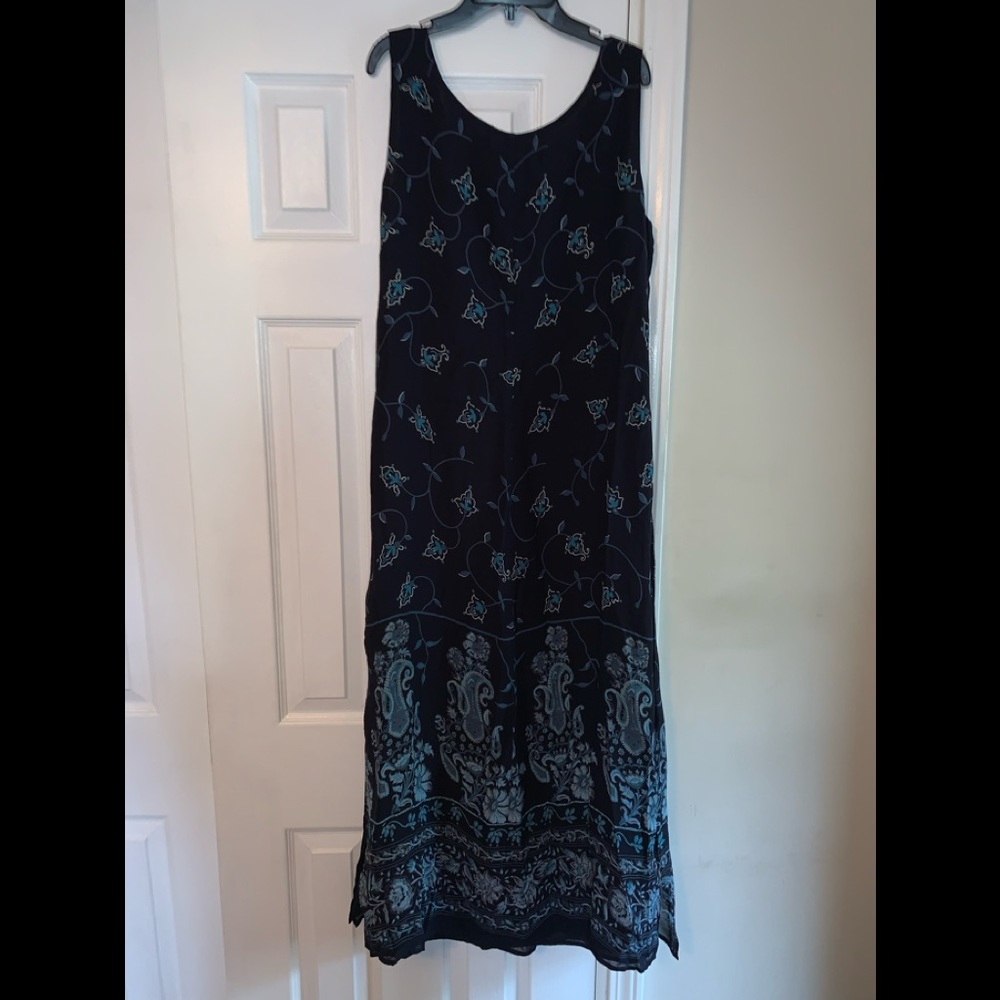 Liz Claiborne Blue Dress, Size Large